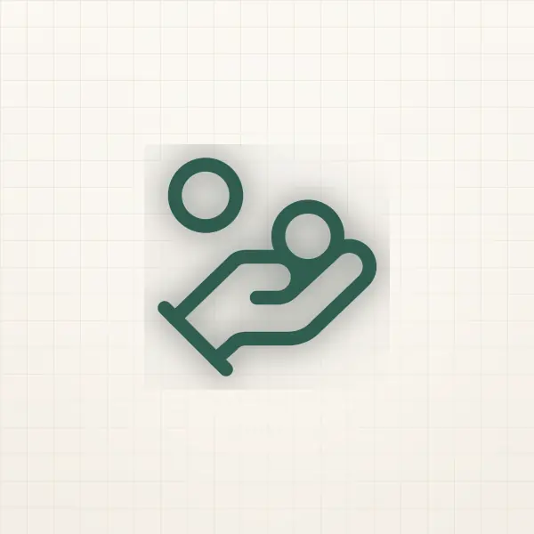 Ilustrácia ruky s mincami ako symbol nepravidelných príjmov