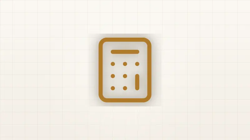 Ilustrácia kalkulačky ako symbol plánovania rodinných financií